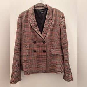 Halogen Atlantic - Pacific houndstooth blazer.